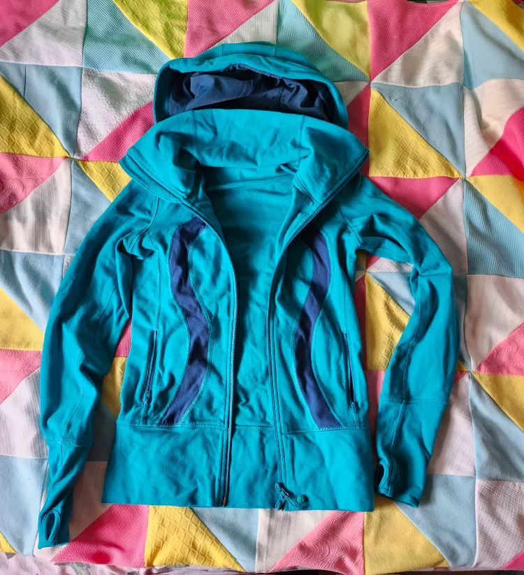teal Lululemon hoodie/jacket image indicator(3)