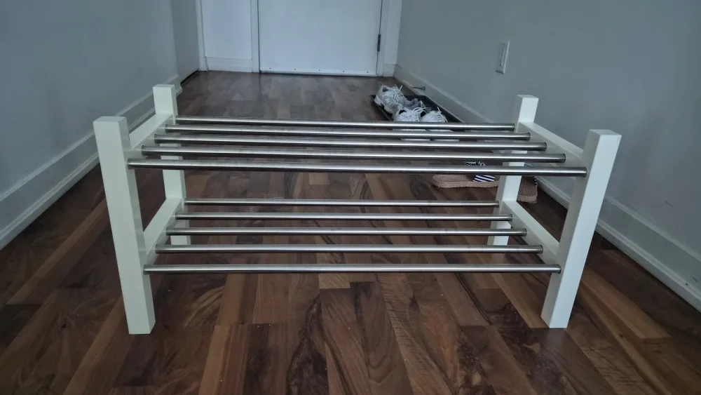 IKEA White Shoe Rack