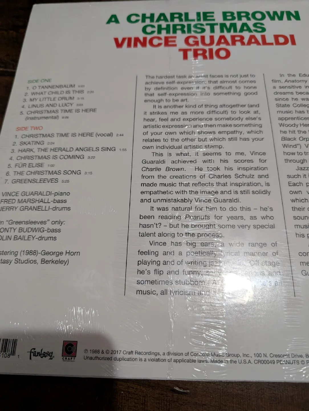 A Charlie Brown Christmas Vinyl Picture Disc image indicator(2)