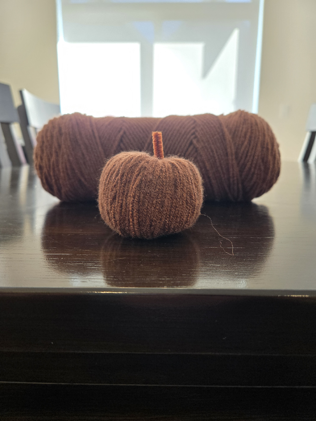 Handmade Yarn Pumpkins - Fall Decor - photo 5