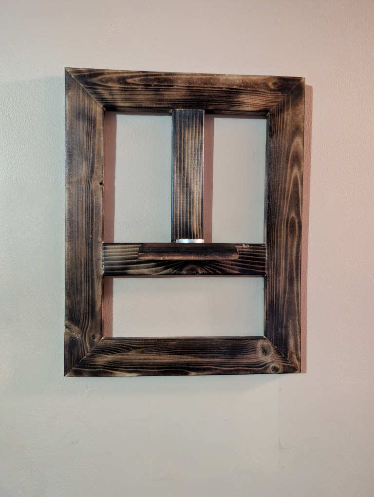 Wall-Mounted Candle Frame – Handmade & Hauntingly Charming - photo 2
