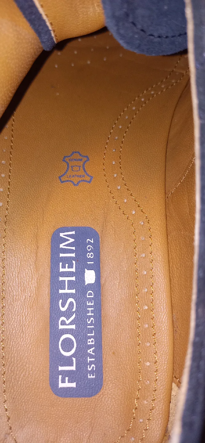 Florsheim Blue Suede Oxford Shoes image indicator(8)
