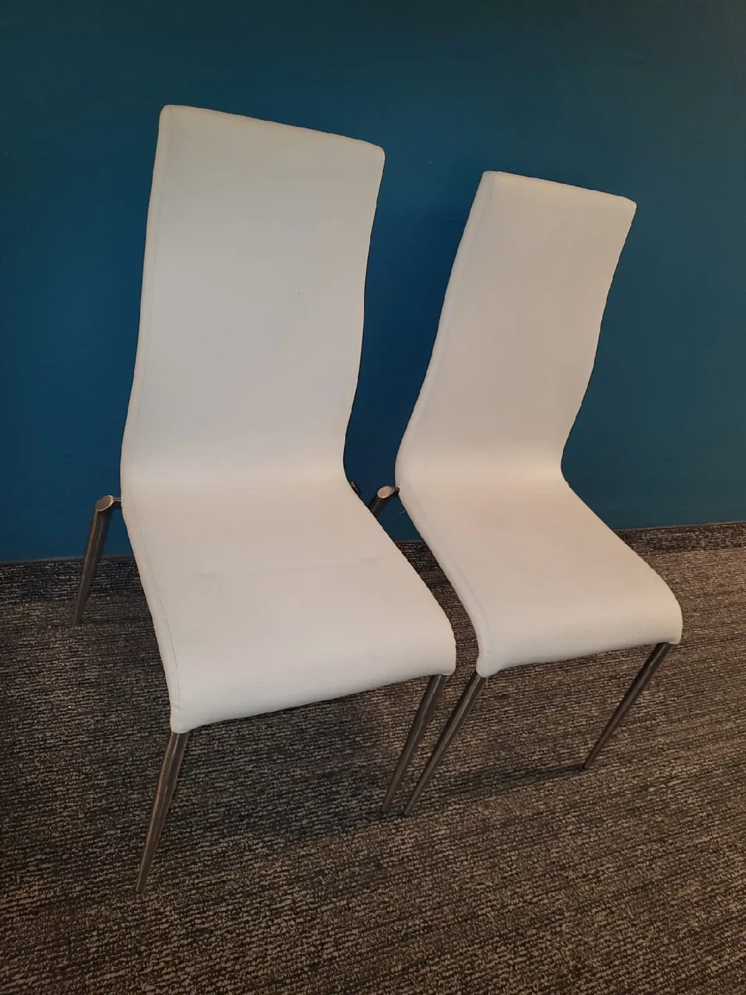White structube Dining Chairs - Set of 2 🥕 thumbnail