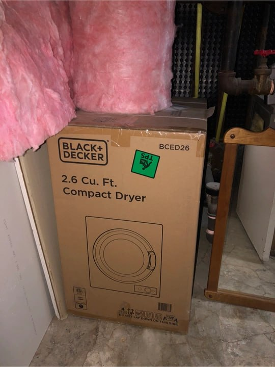 Black Decker BCED26 Compact Dryer - New, Never Used! - photo 2