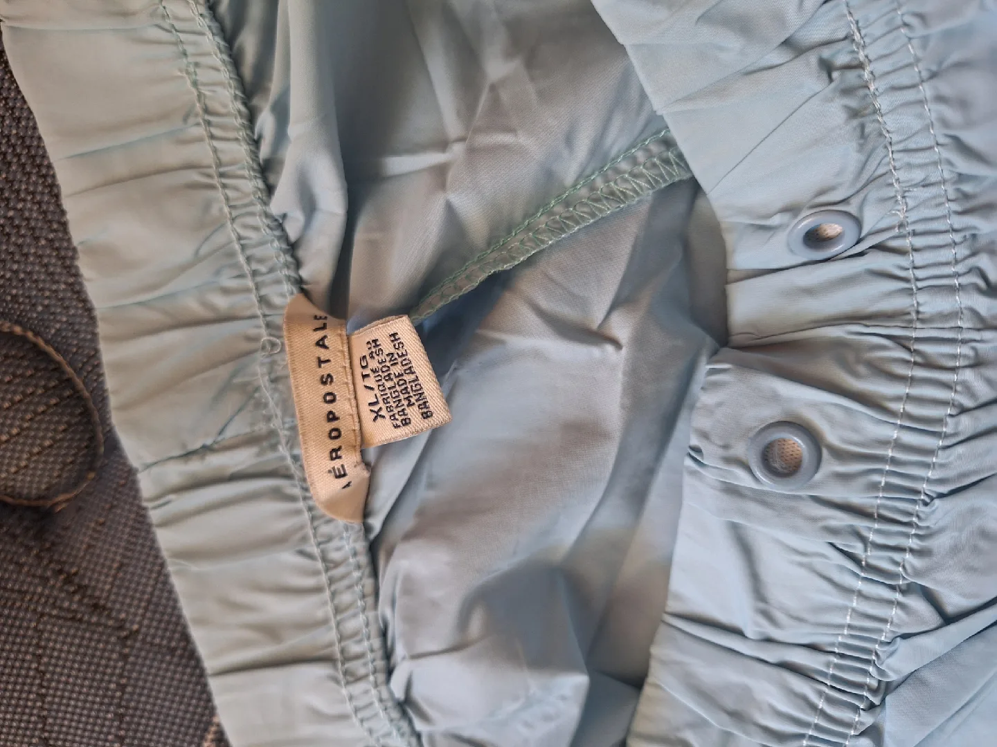 Aeropostale Blue Windbreaker Pants - Size XL image indicator(4)