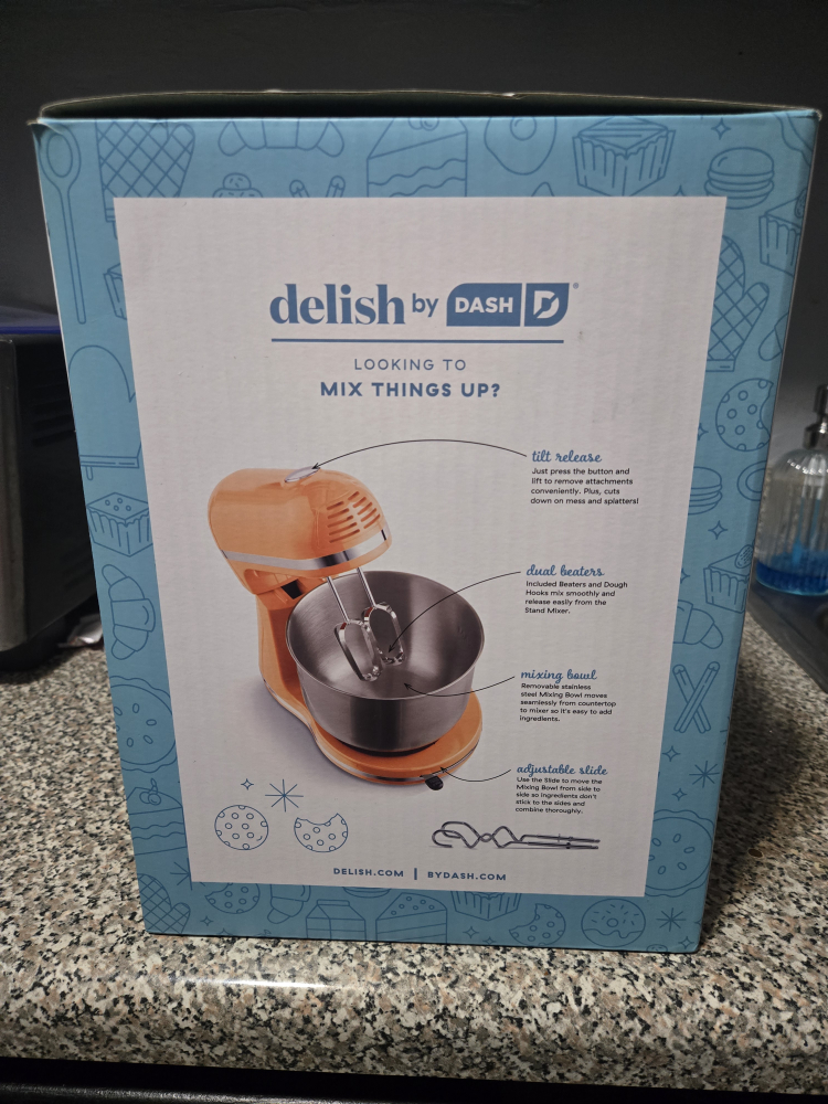 Brand New Delish by Dash Stand Mixer  - $50 (Pickup Only) - photo 2