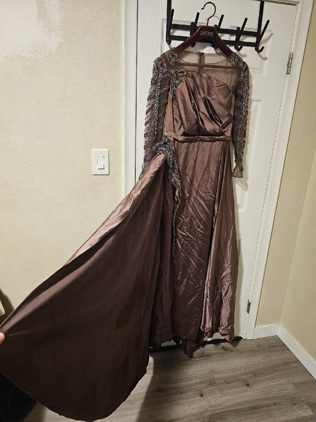 Rivastripe Brown Formal Dress - photo 2