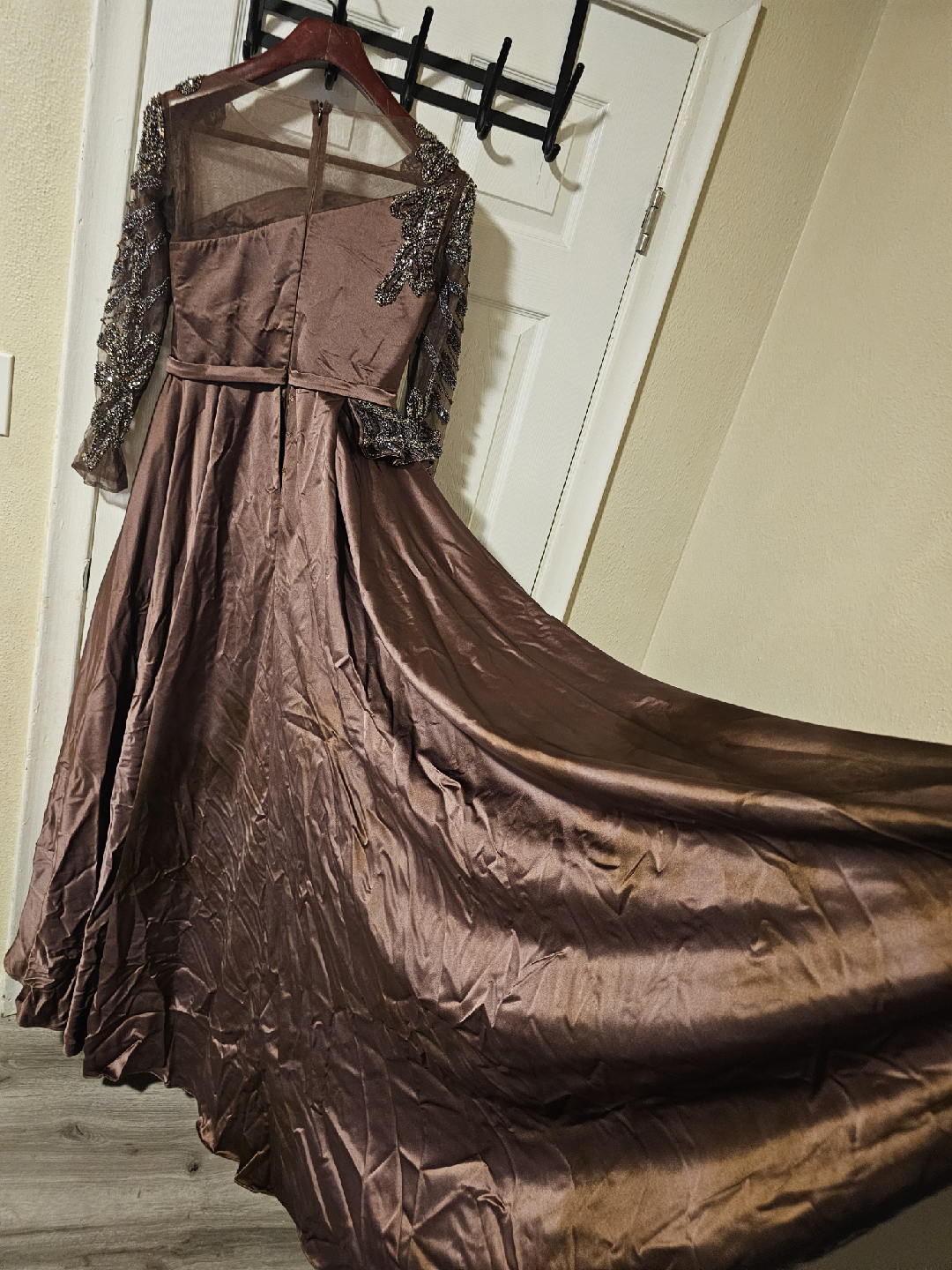 Rivastripe Brown Formal Dress - photo 4