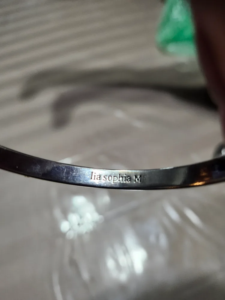 Lia Sophia 'Live Your Dream' Bangle Bracelet (Size M) image indicator(2)