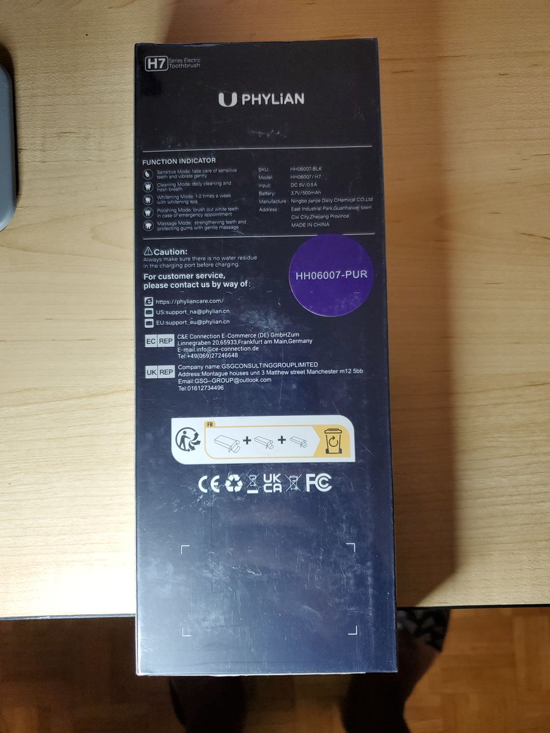 Phylian H7 Series Sonic Electric Toothbrush - photo 5