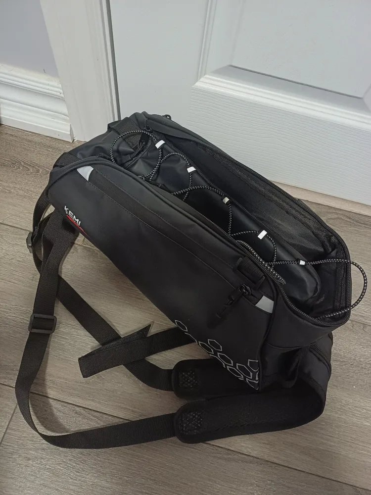 KEMIMOTO 8L Bike Rack Bag - Black image indicator(9)