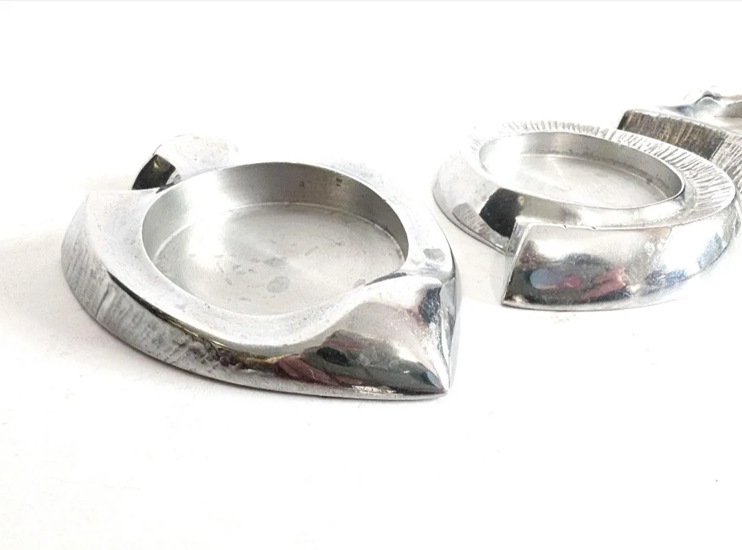 Partylite Tealight Candle Holders ~ Pewter Tone image indicator(9)