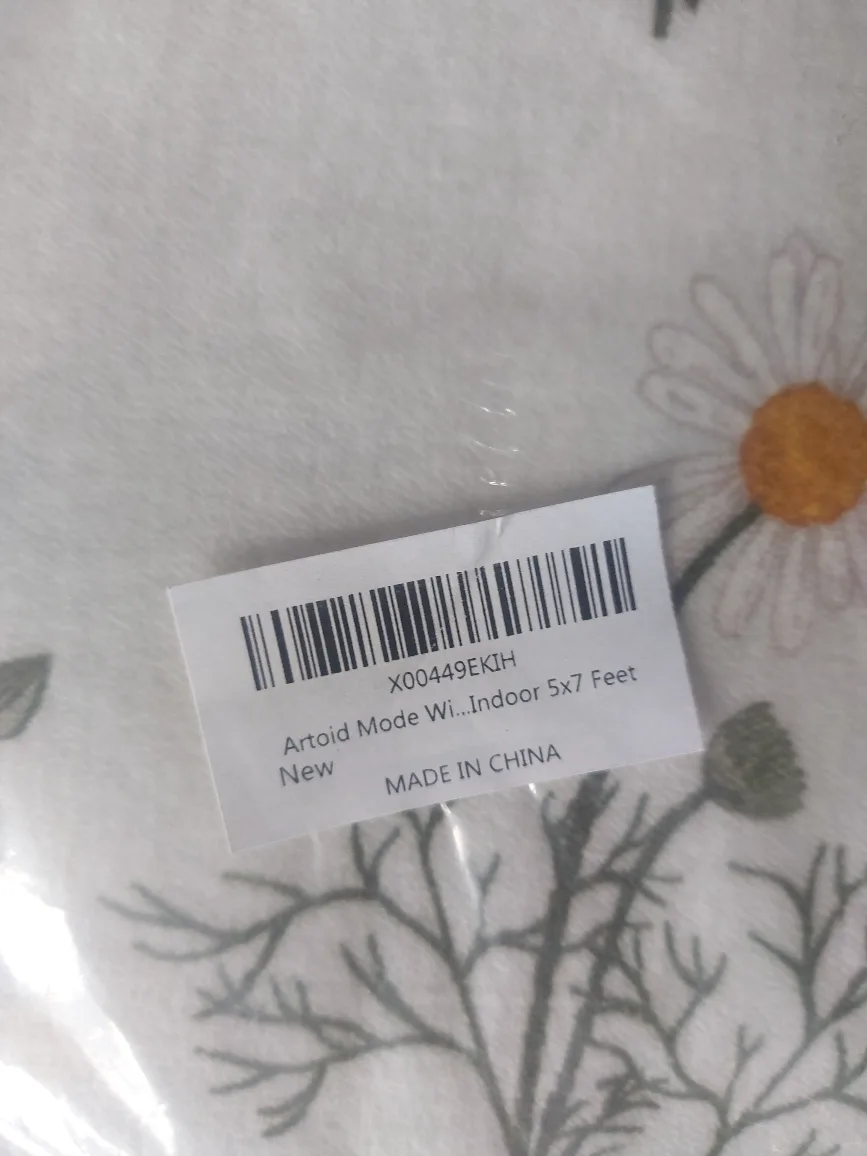 New Artoid Mode Wildflower Area Rug 5x7 brand new in packing image indicator(5)