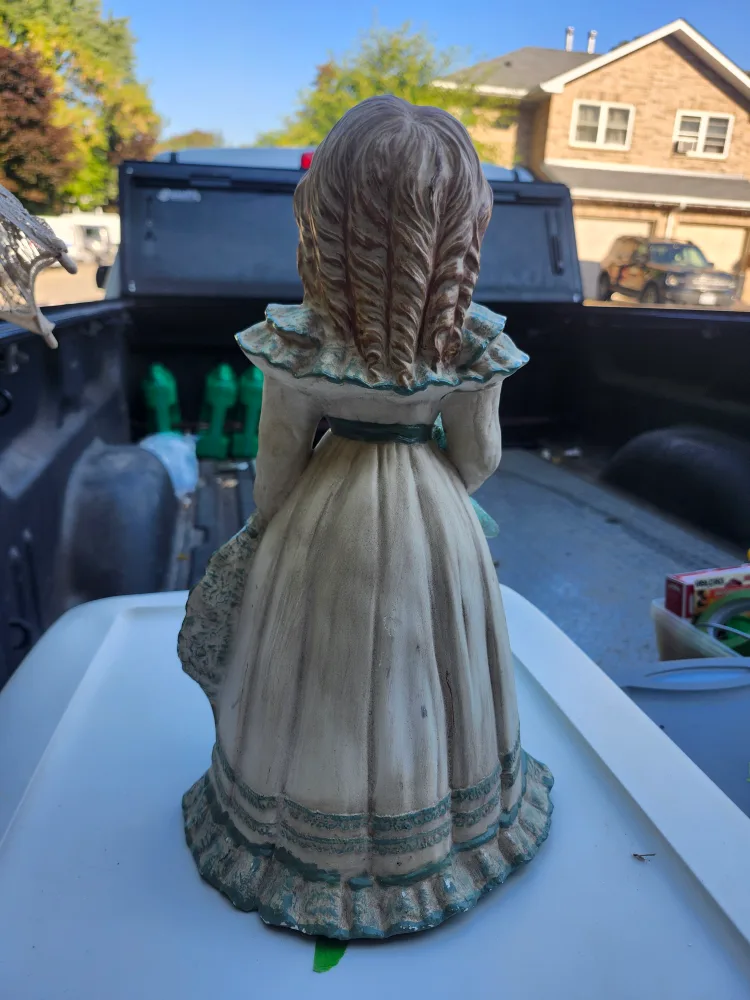 Vintage Ceramic Girl Figurine image indicator(3)