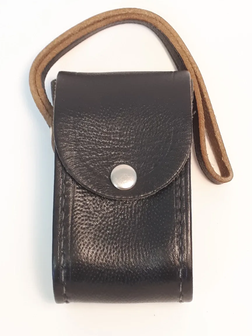 Opera Binoculars Black Leather Carrying Pouch thumbnail