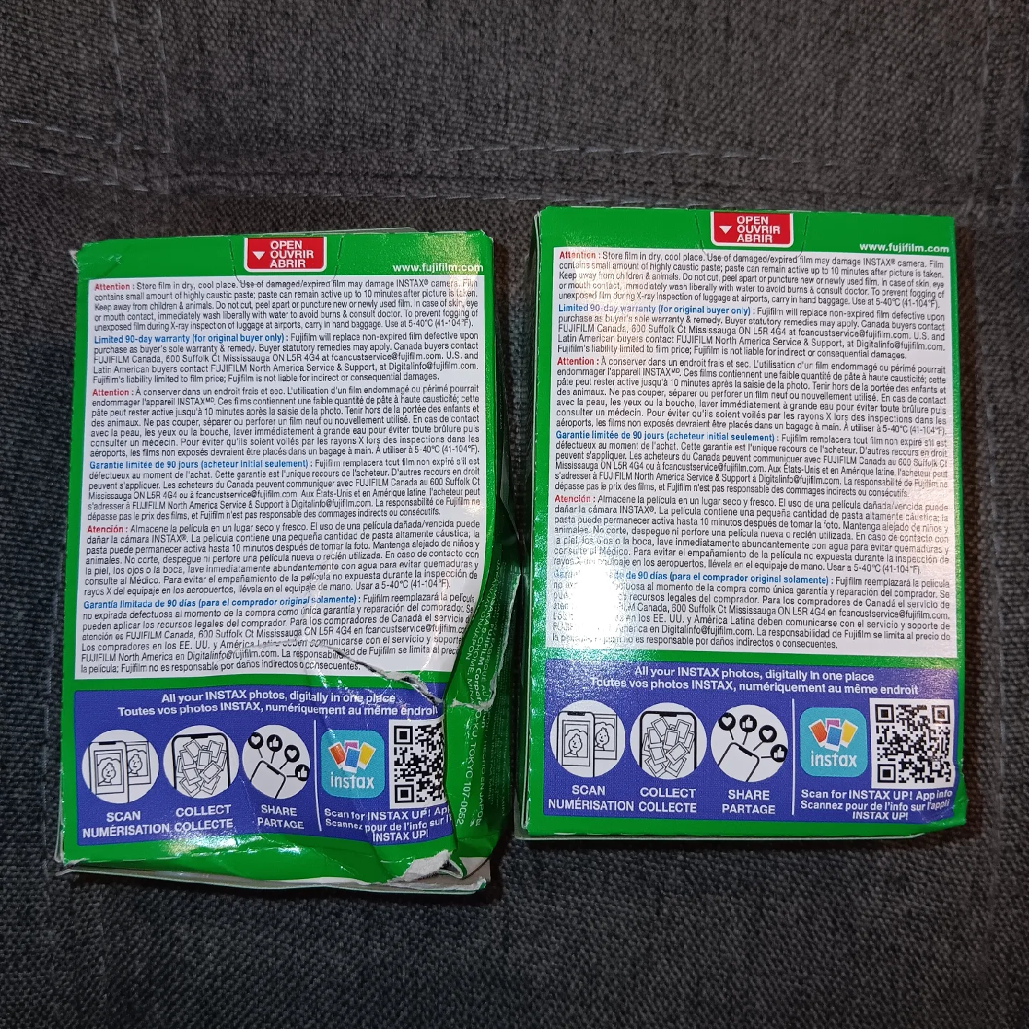 Fujifilm Instax Mini Film - 2 Packs of 20 image indicator(3)