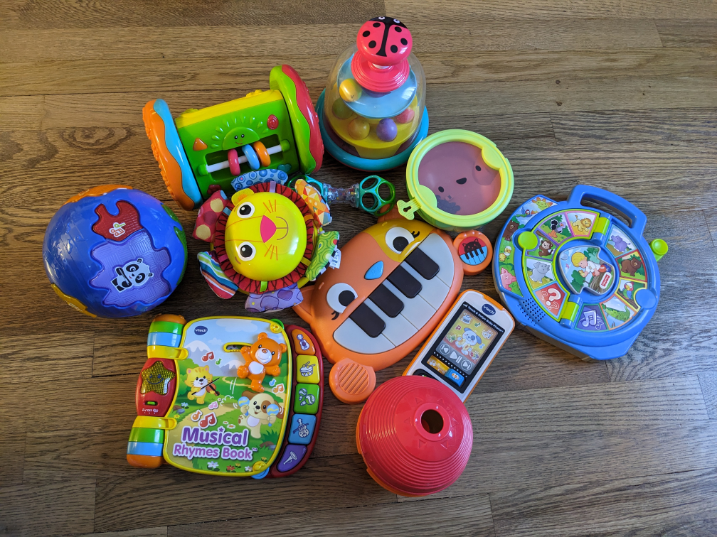 Baby Toys, free books with purchase