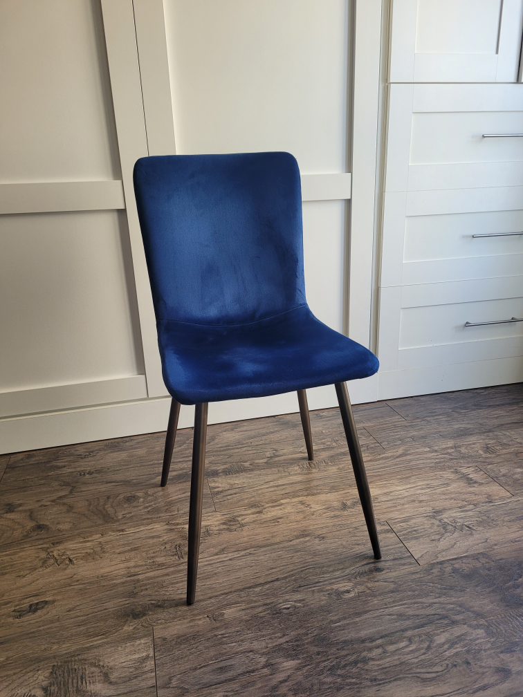 Blue Velvet Chair