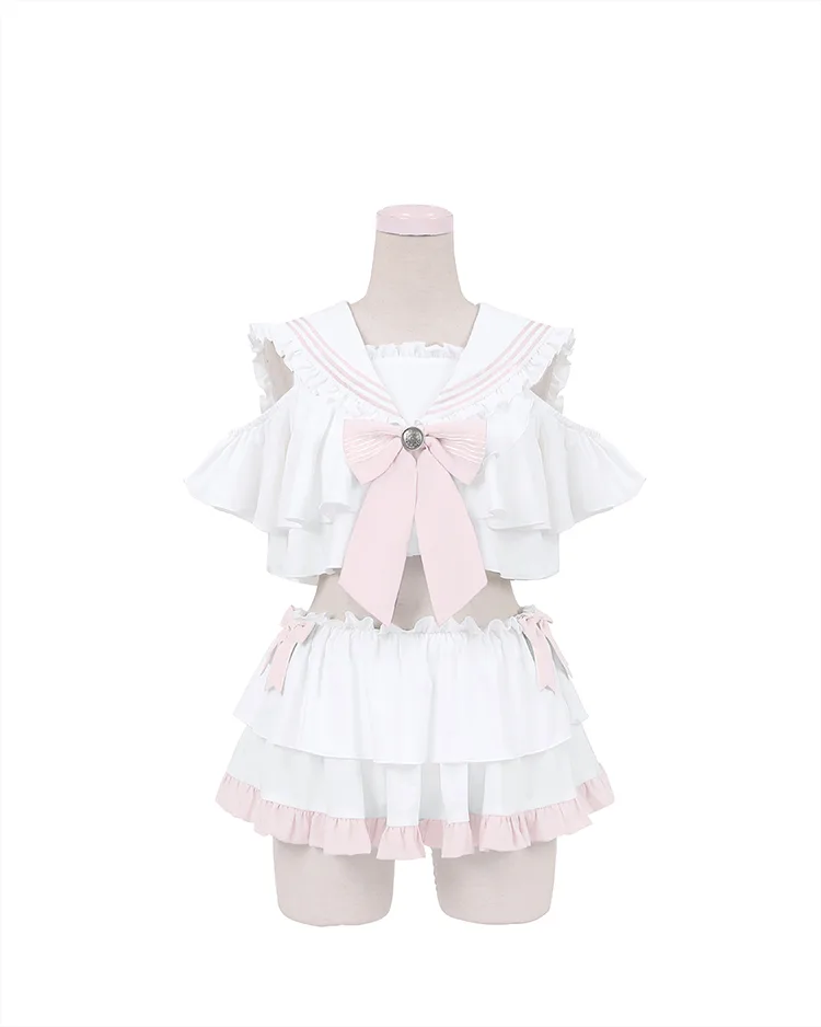 Sailor Lolita Costume - White & Pink, New thumbnail