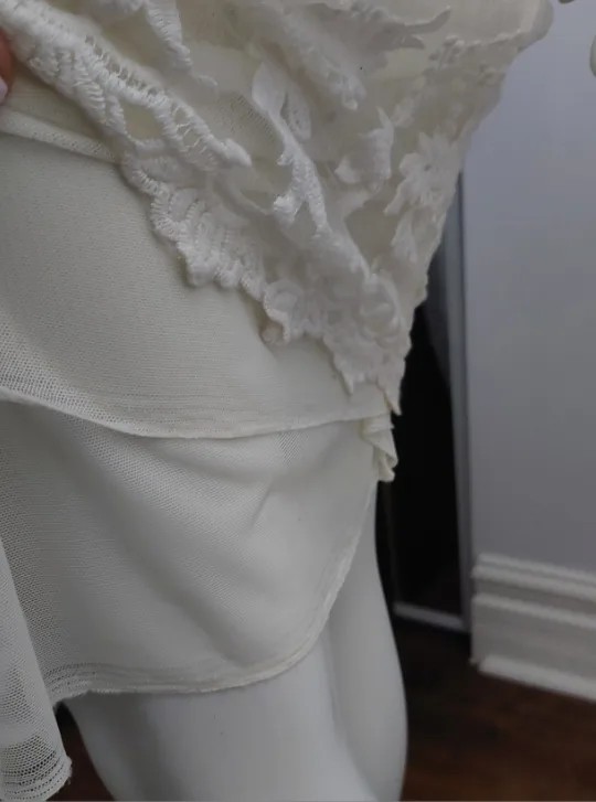 White Strapless Mini Dress image indicator(7)