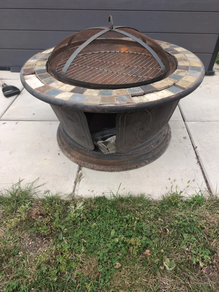 Used Fire Pit with Tile Surround image indicator(3)