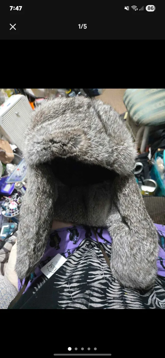 L&M Leather & More Fur Trapper Hat image indicator(2)