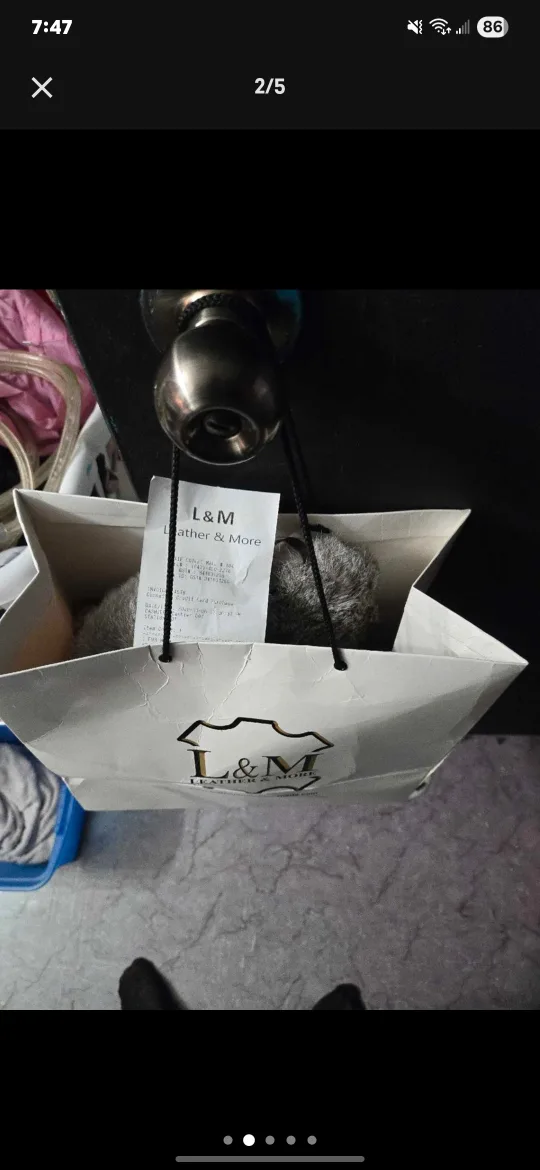 L&M Leather & More Fur Trapper Hat image indicator(4)