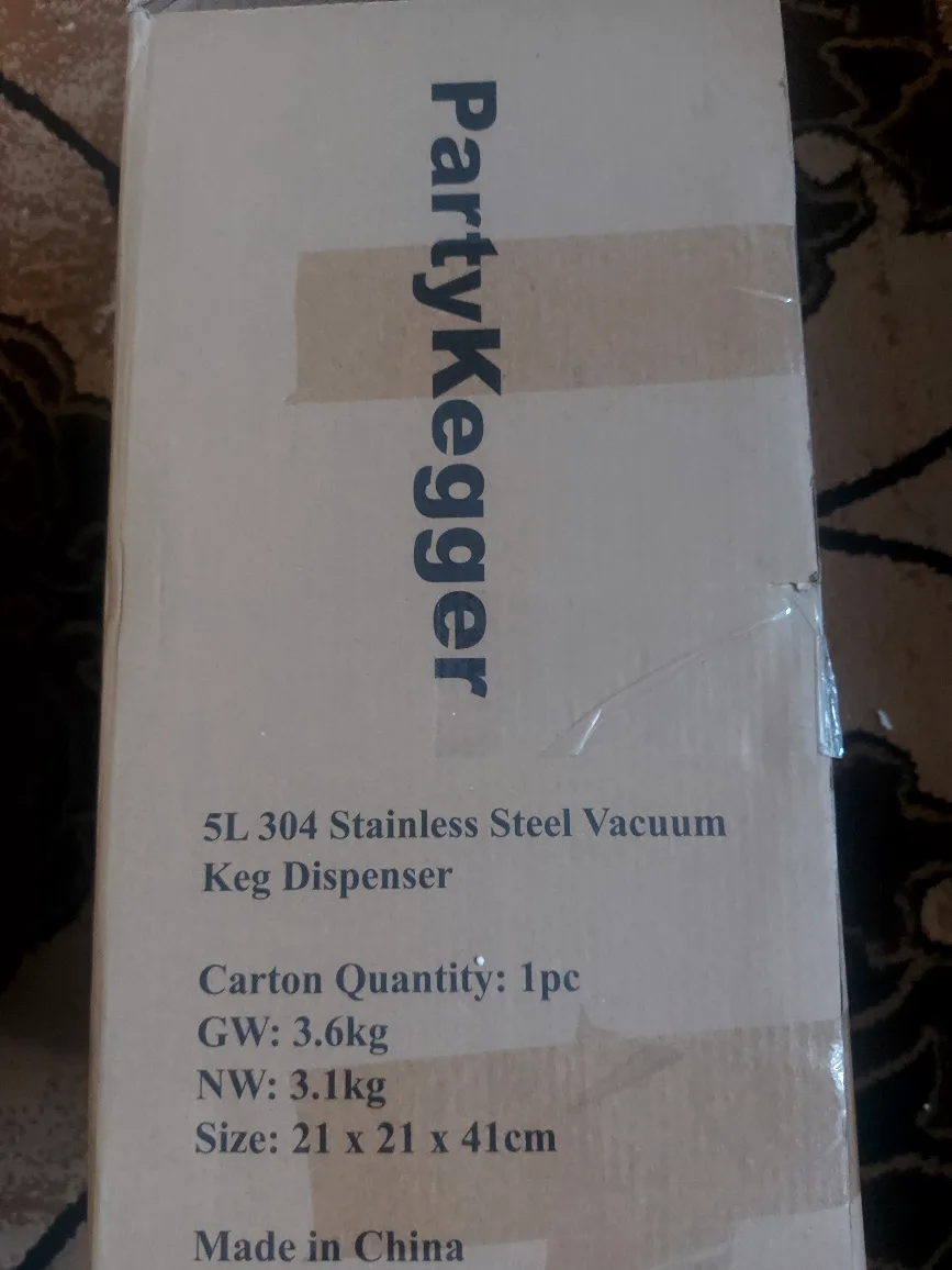 Stainless Steel Party Kegger Beer Dispenser 5L new image indicator(7)