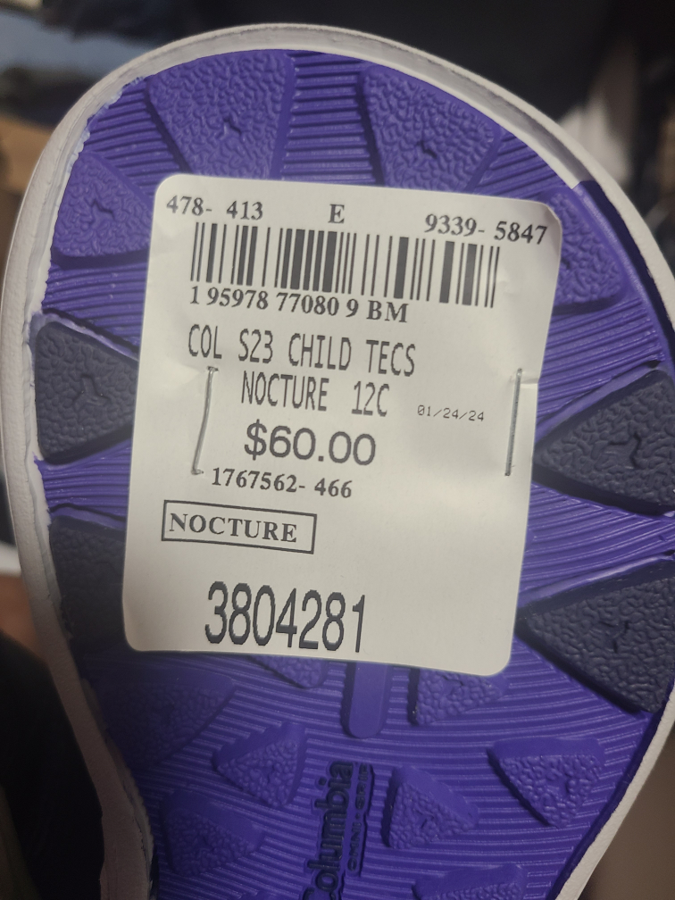 Columbia Child Tecs Sandals - Size 12 - Purple - photo 2