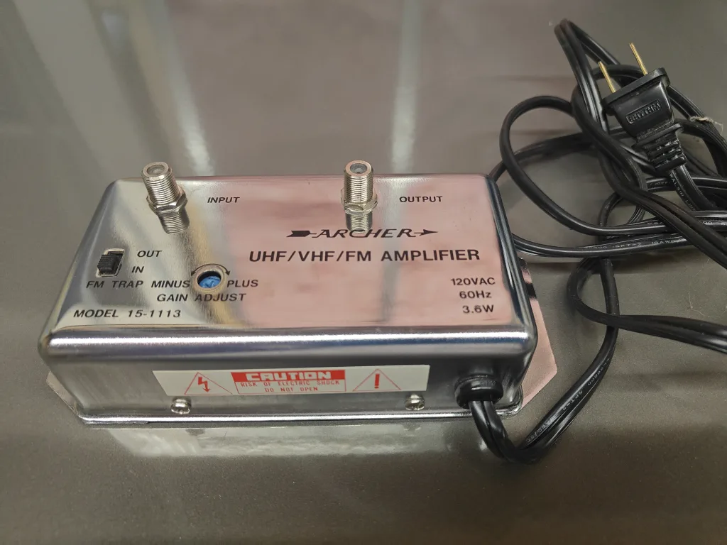 Archer UHF/VHF/FM Amplifier Model 15-1113 image indicator(2)