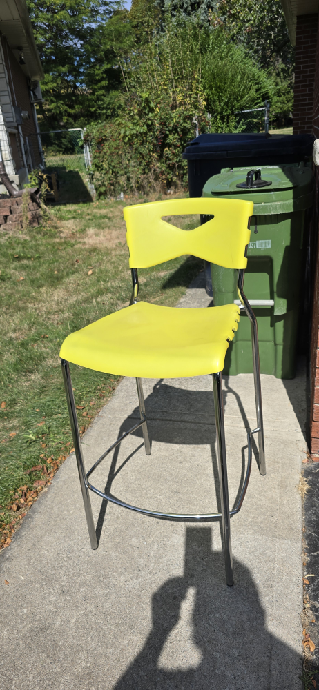 Yellow Bar Stool