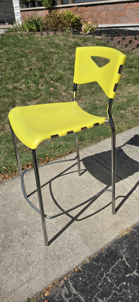 Yellow Bar Stool - photo 2