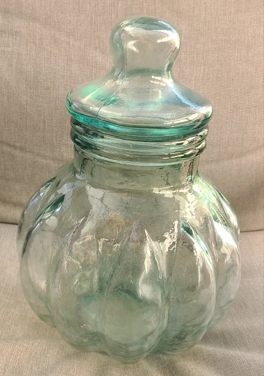 Decorative Glass Cookie Jar image indicator(3)