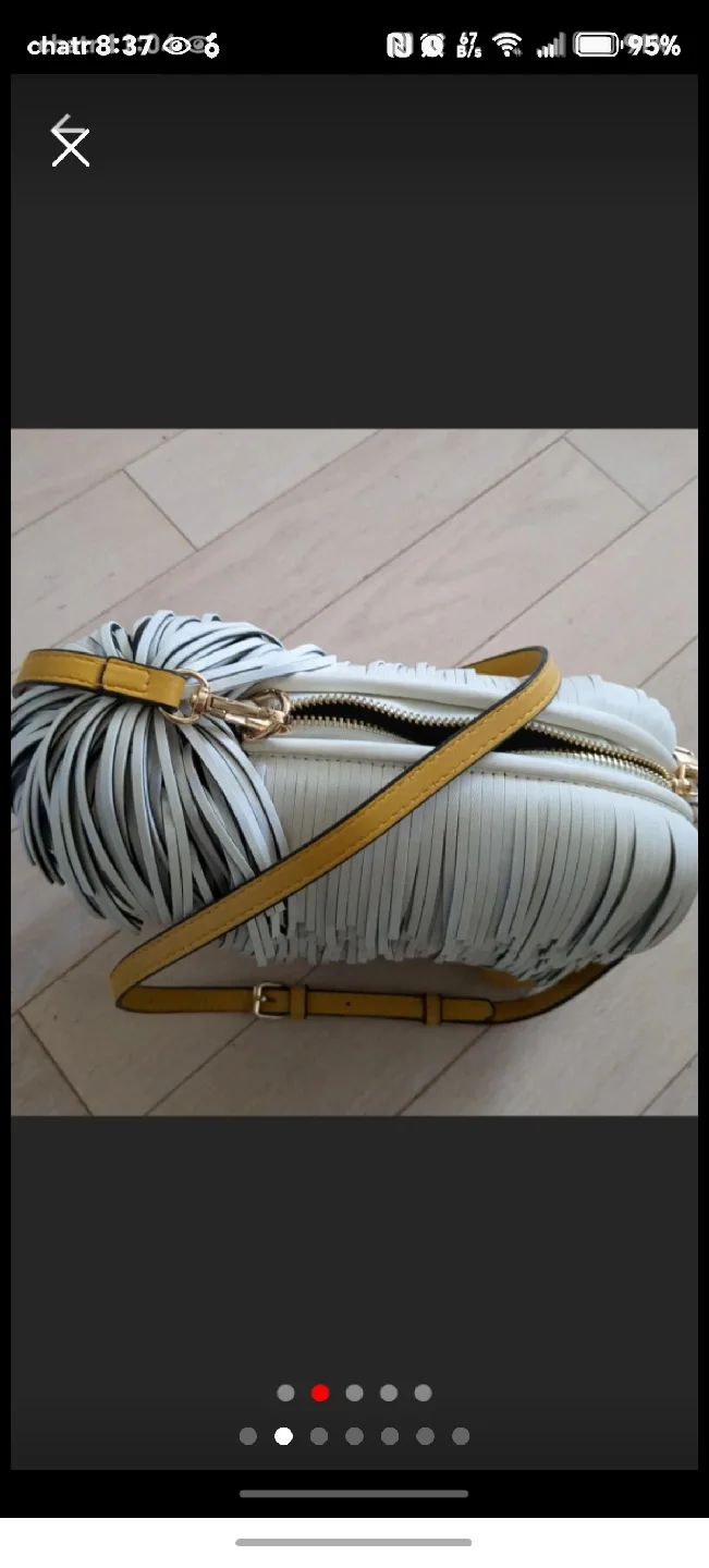 White Dog Purse Bag image indicator(4)