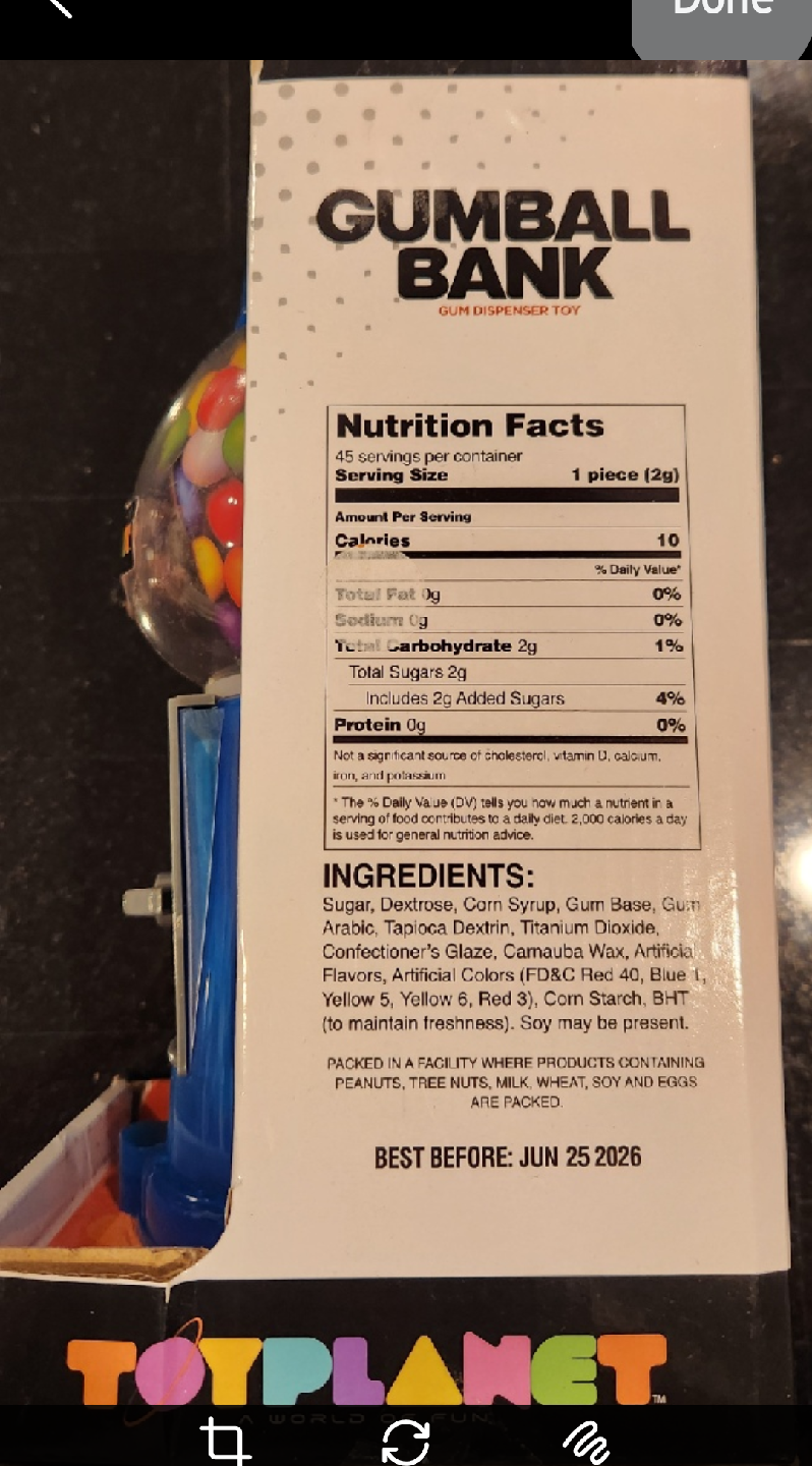 Toy Planet Gumball Bank Dispenser - photo 2