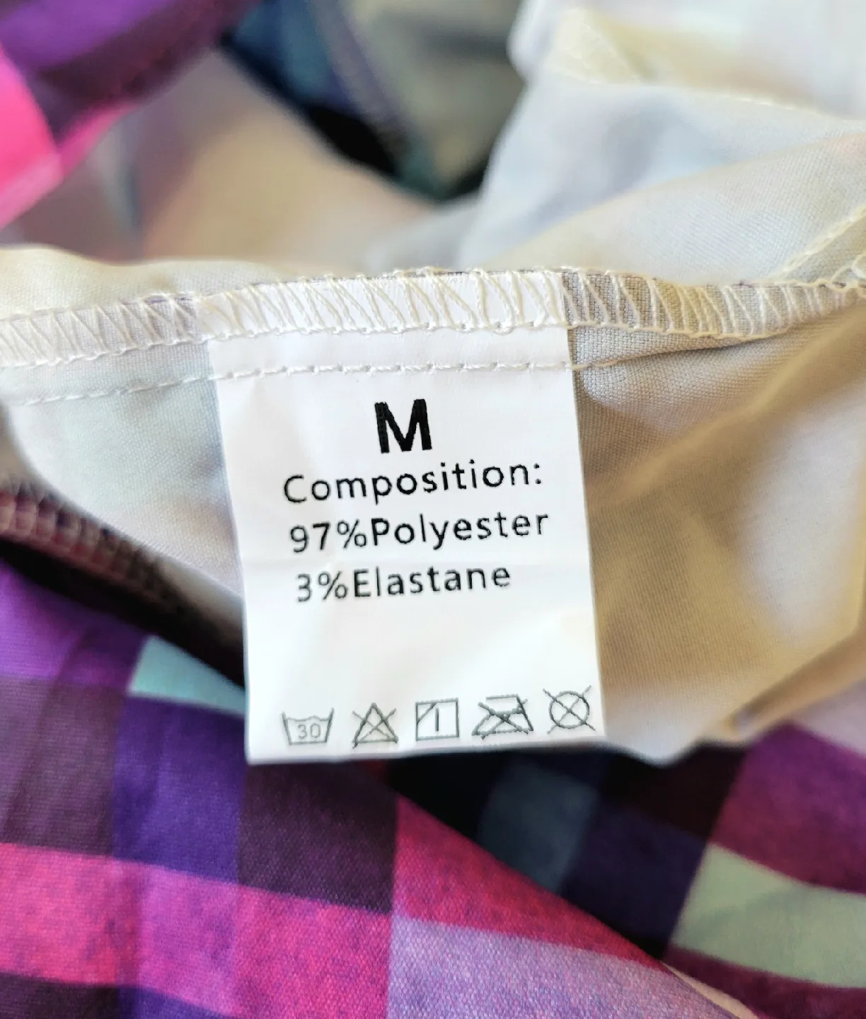 Checkered Button-Up Shirt - Size M image indicator(3)