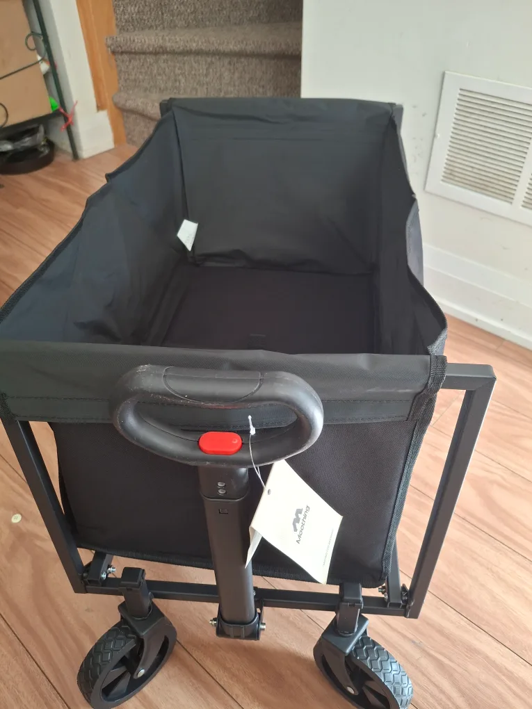 Collapsible Folding Wagon Cart - Black thumbnail