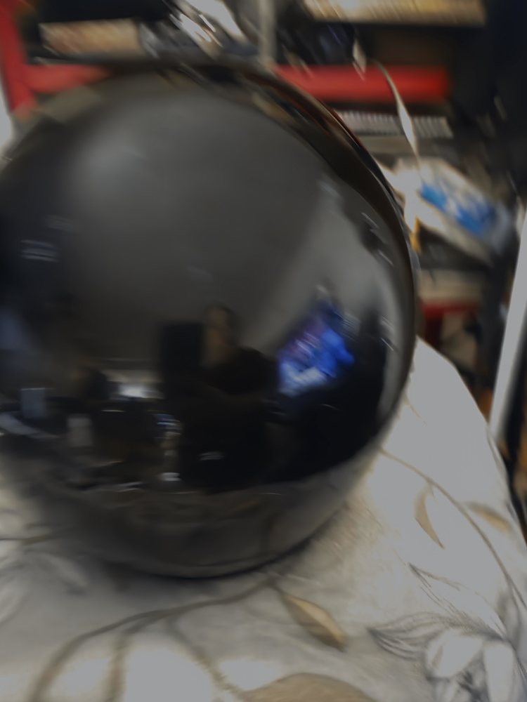 CRX Black Motorcycle Helmet - Size XS - photo 4