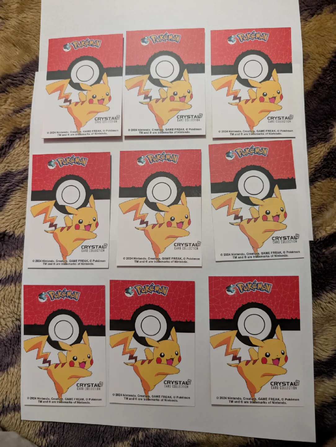 2024 Pokemon Crystal Card Collection image indicator(4)