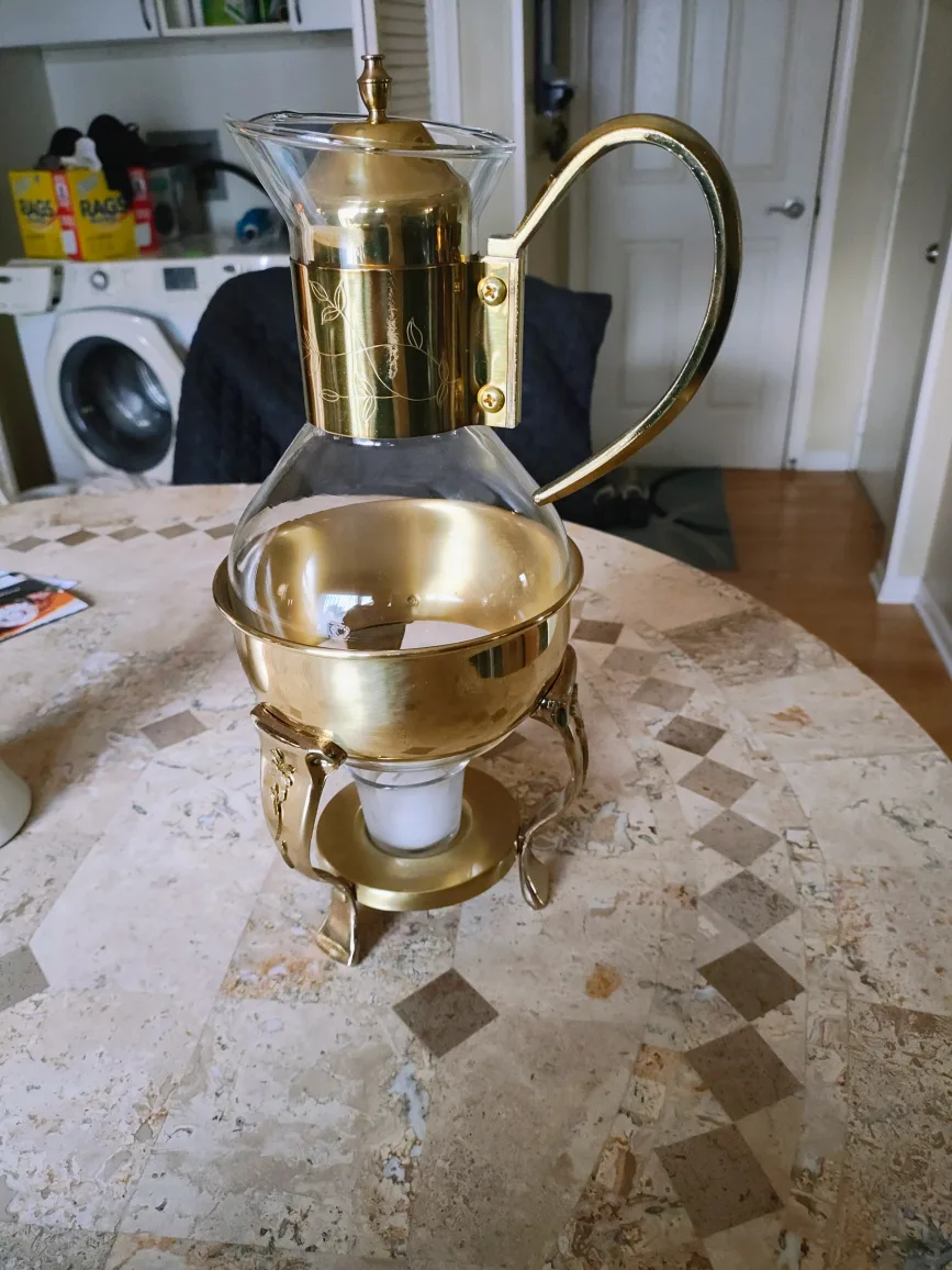 Vintage Princess House Heritage Glass Coffee/ Tea Pot Carafe image indicator(2)