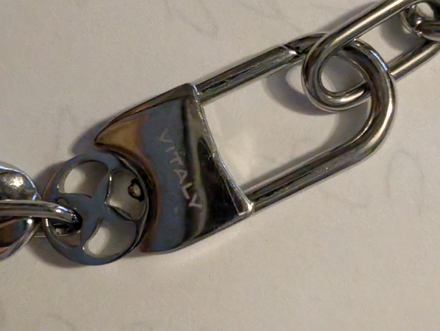 Vitaly padlock chain necklace - photo 2