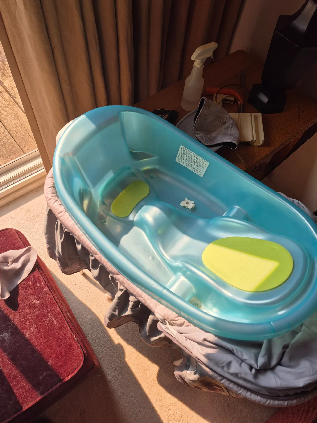 Blue Baby Bathtub with Stand🥕 image indicator(2)