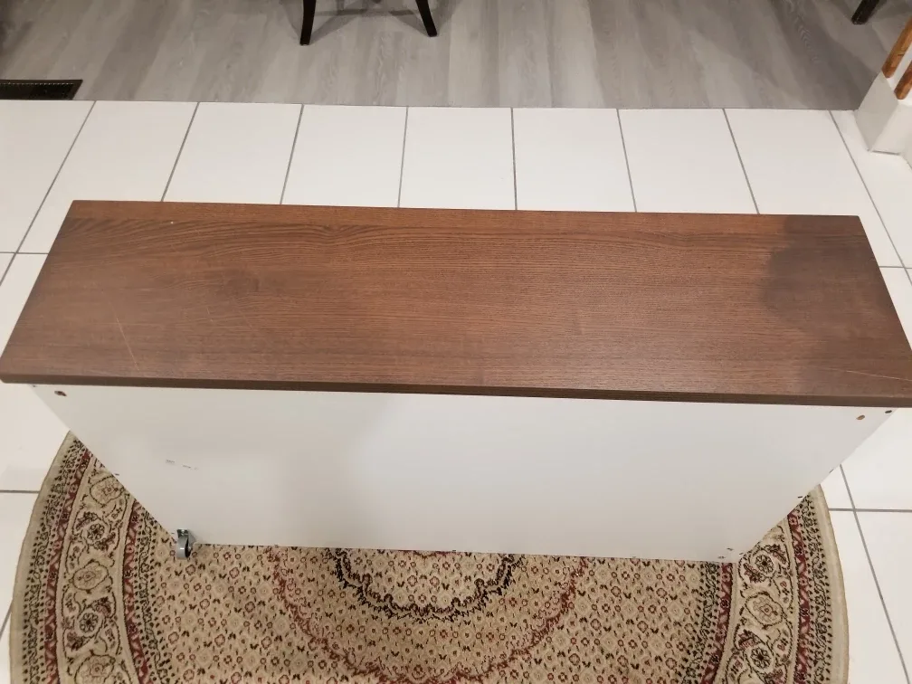 2 Brown & White Under the Bed Storage image indicator(3)