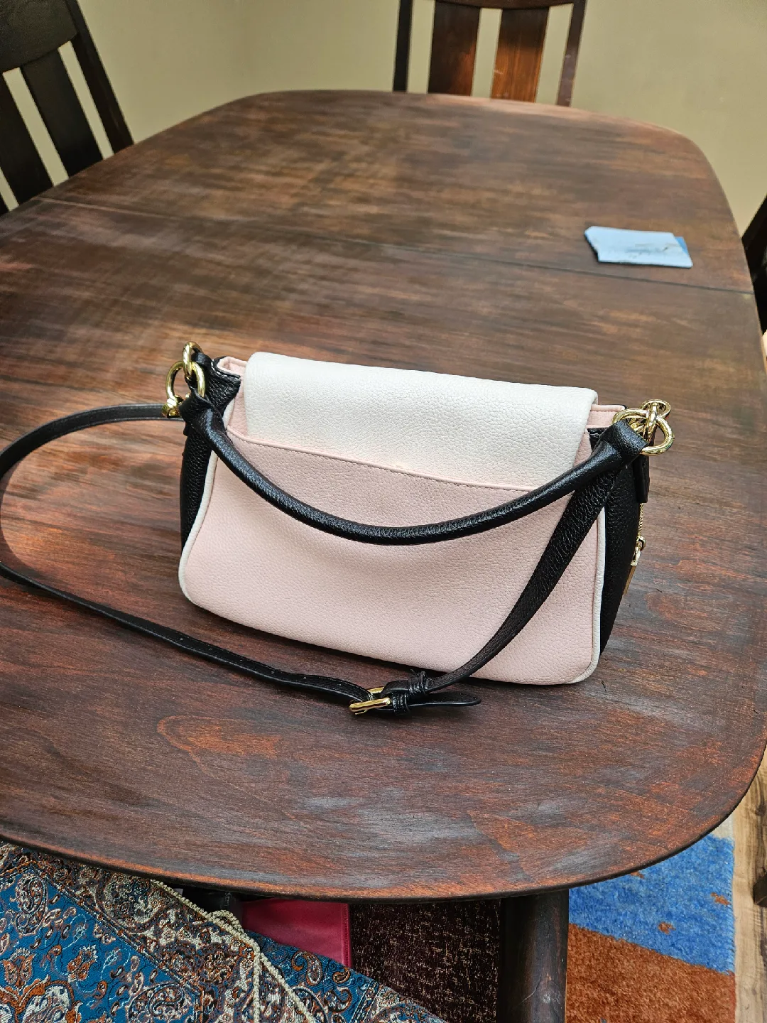 Guess Handbag - White, Pink & Black image indicator(5)