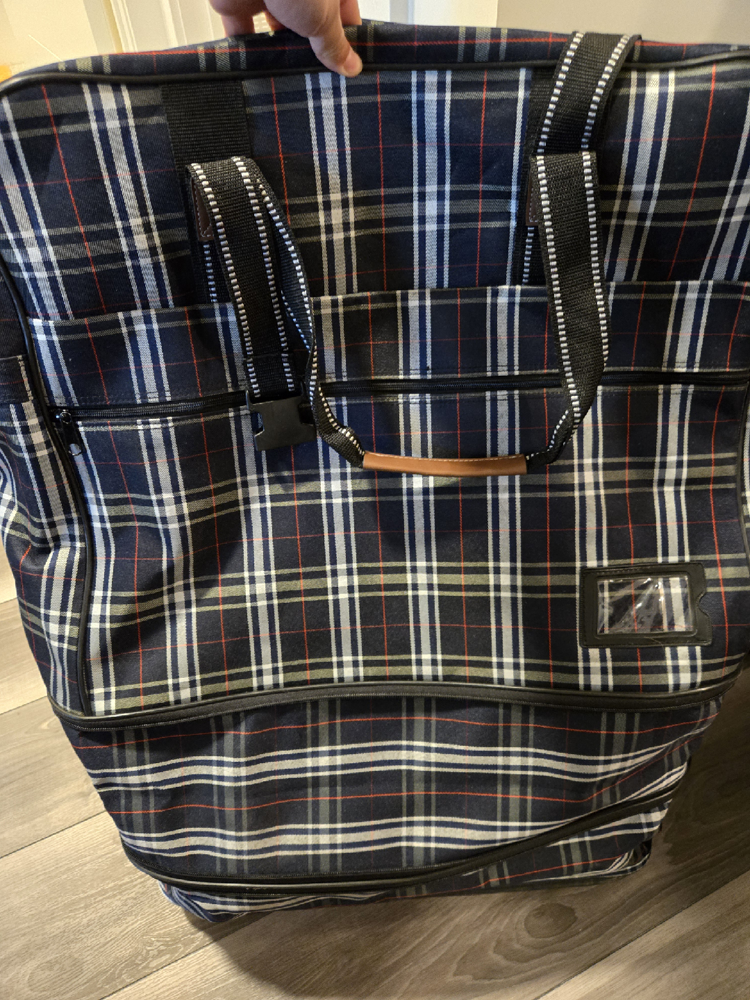 Plaid Rolling Suitcase - photo 3