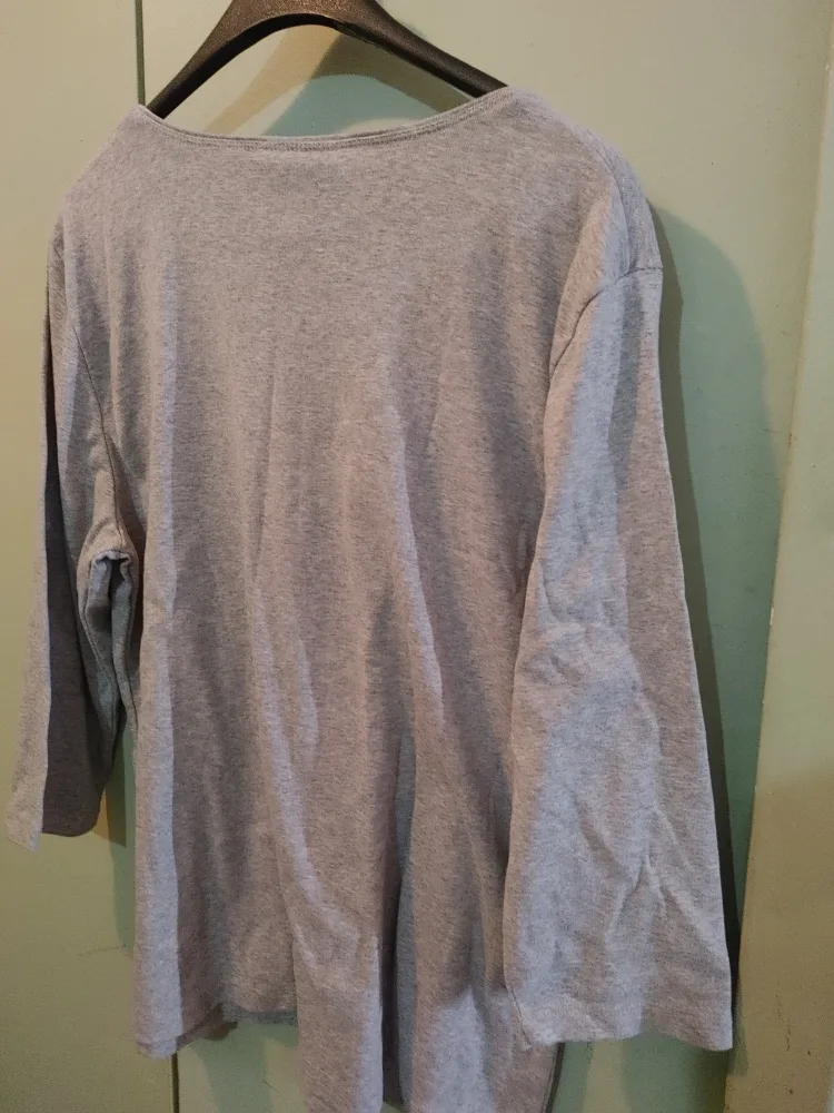 Karen Scott Grey Halloween Bicycle Print Top image indicator(3)