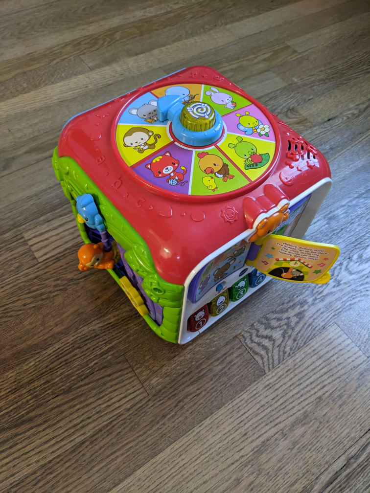 Baby Activity Cube, free books with purchase