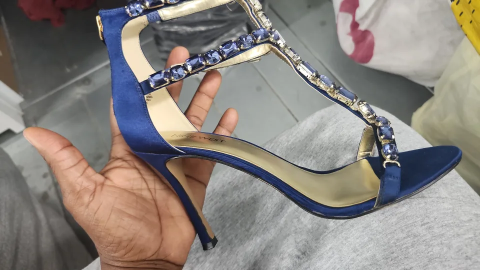 Nine West Blue Jewel Heels image indicator(2)