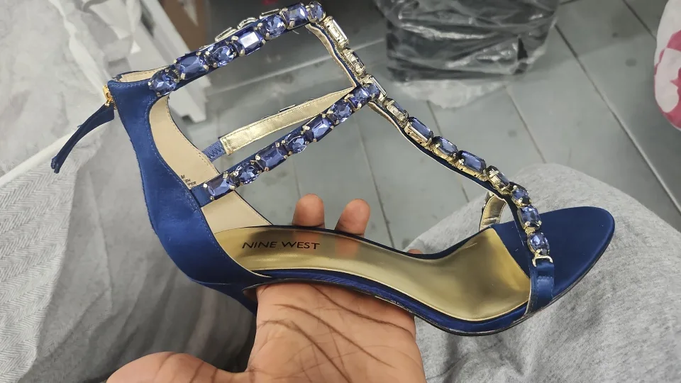 Nine West Blue Jewel Heels image indicator(3)