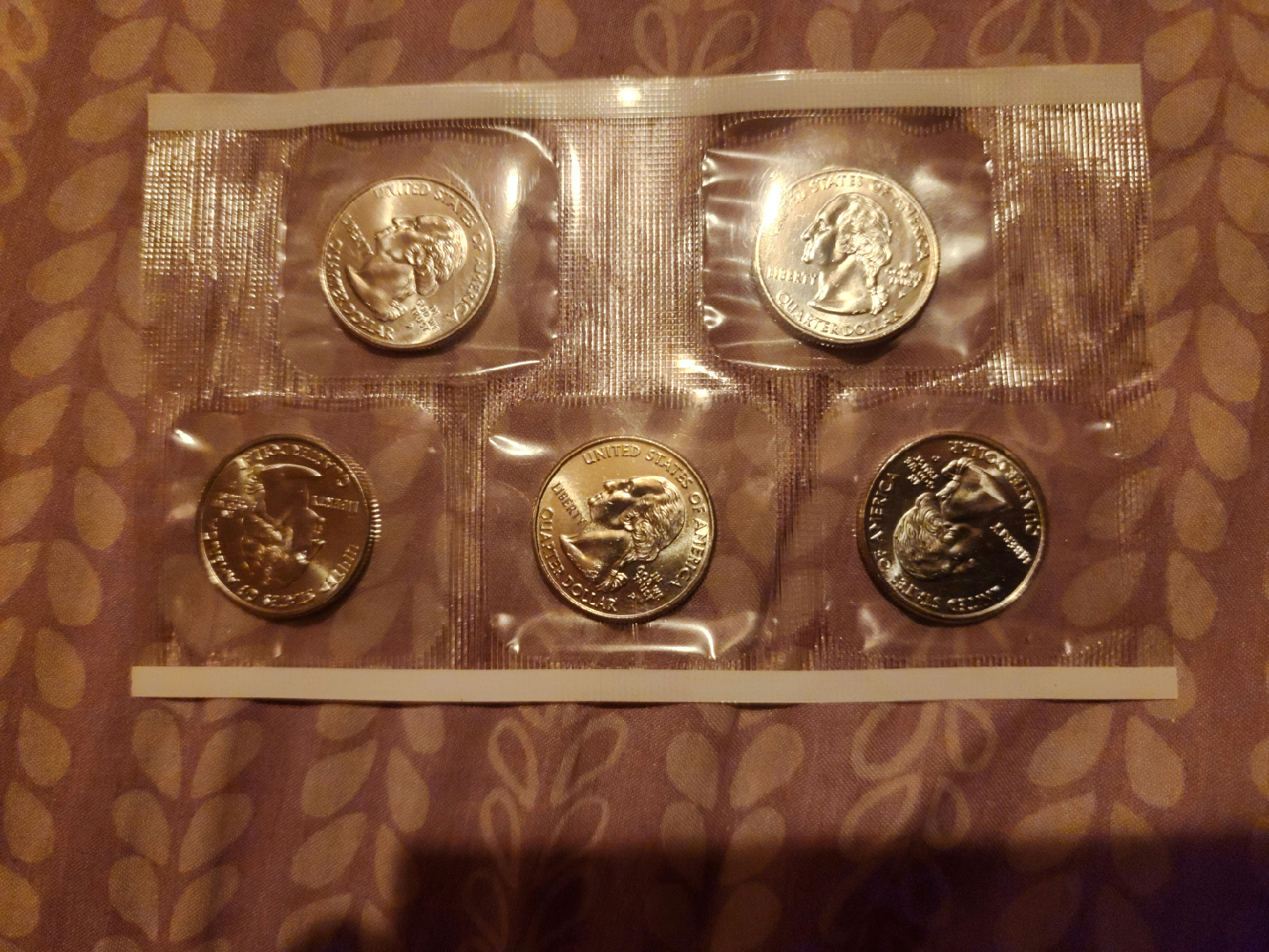 2001 US Mint Uncirculated Coin Set 1999 state quarter collection - photo 5